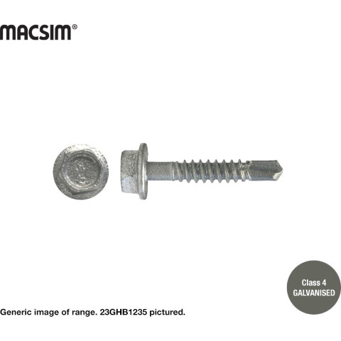 SCREW SDM HEX BARE C4 14-10 X 135